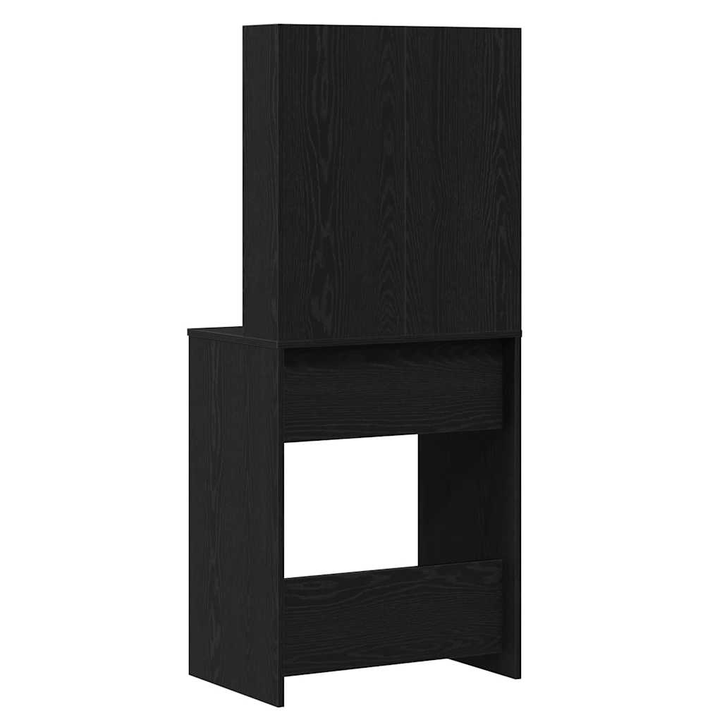 Table de Toilette Chêne noir 60 x 40 x 140 cm Bois d'ingénierie - XIOS