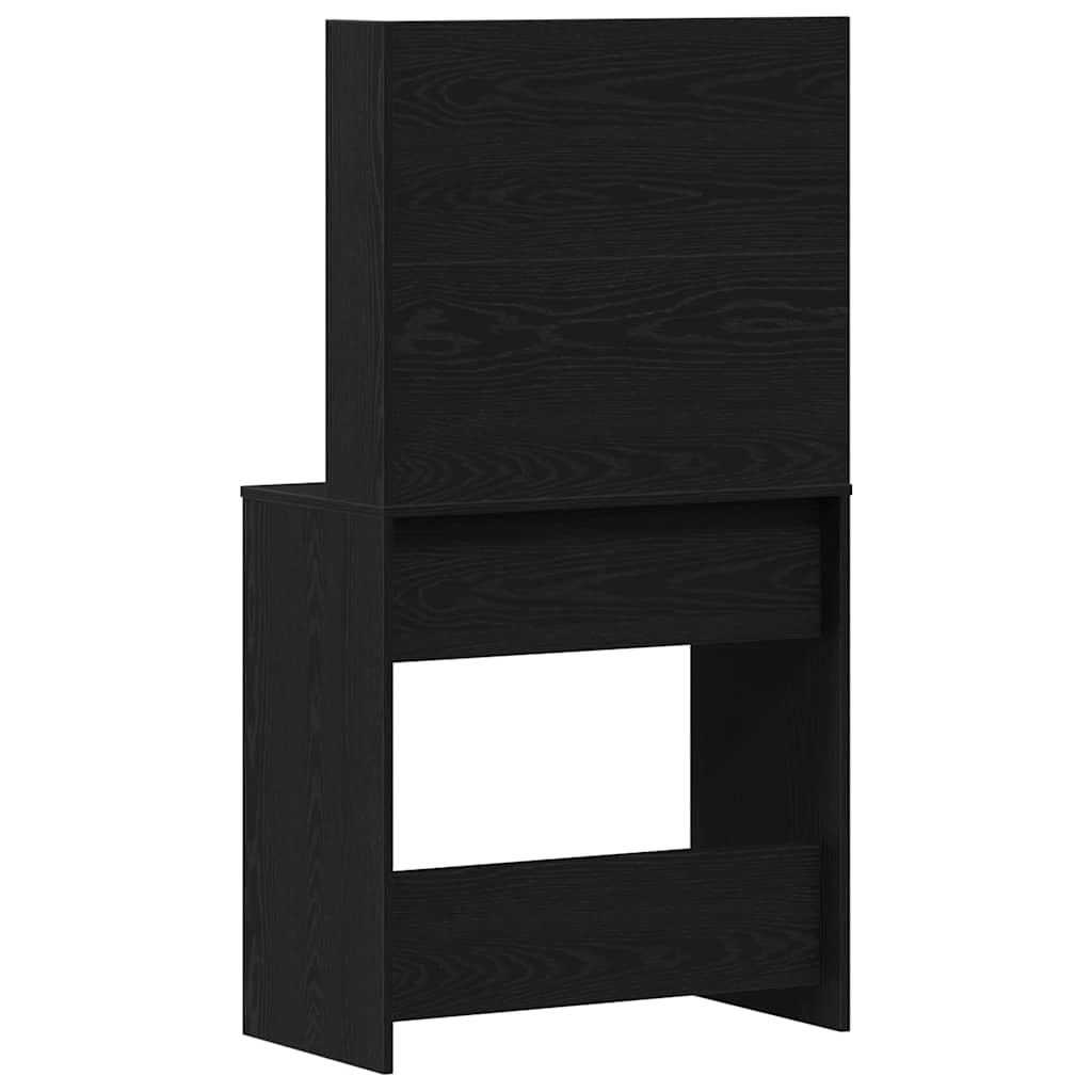 Table de Toilette avec tiroir Chêne noir 74,5 x 40 x 141 cm - XIOS