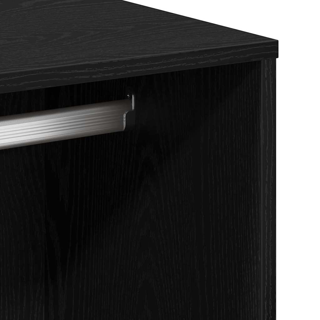 Cabinet de Cosmétiques avec tiroir Chêne noir 80 x 40 x 75 cm - XIOS