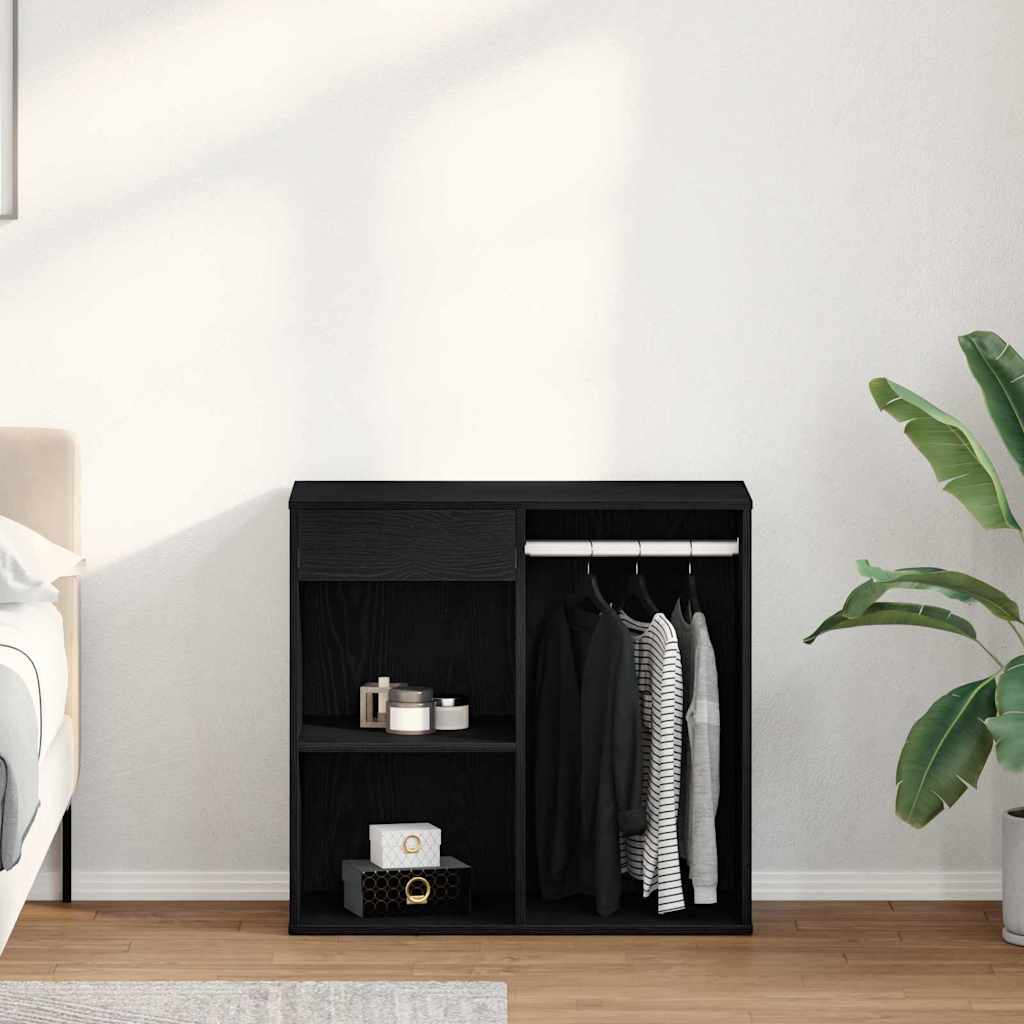 Cabinet de Cosmétiques avec tiroir Chêne noir 80 x 40 x 75 cm - XIOS