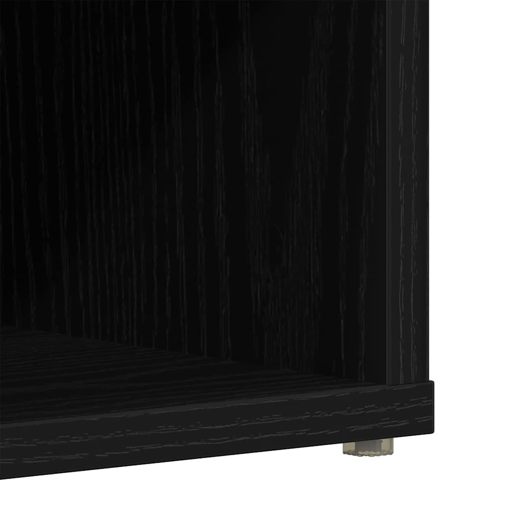 Meuble à chaussures avec étagère Chêne noir 52 x 30 x 50.5 cm - XIOS