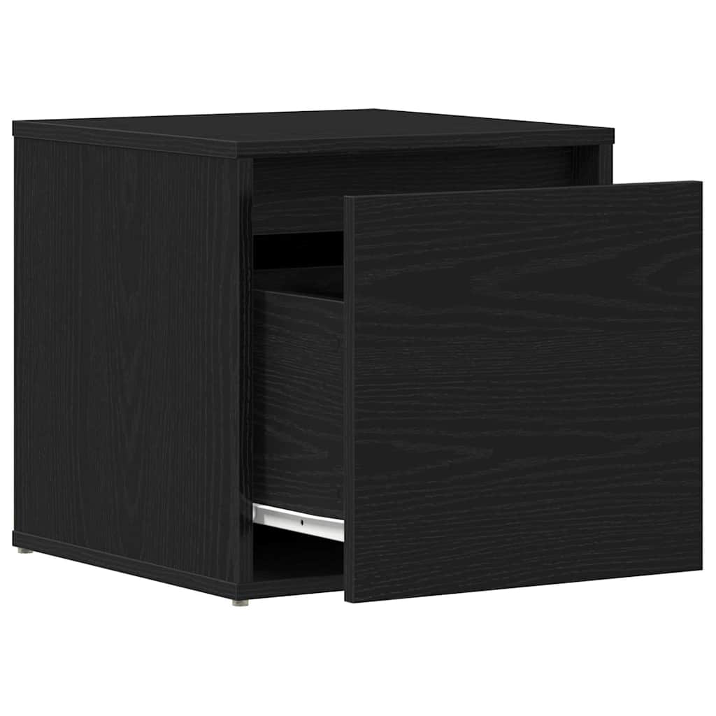 Commode Chêne noir 40.5 x 40 x 40 cm Bois d'ingénierie - XIOS