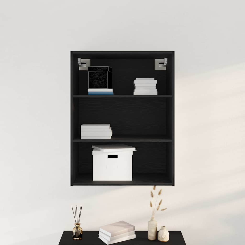 Cabinet Murale Suspendu Chêne noir 69,5 x 32,5 x 90 cm