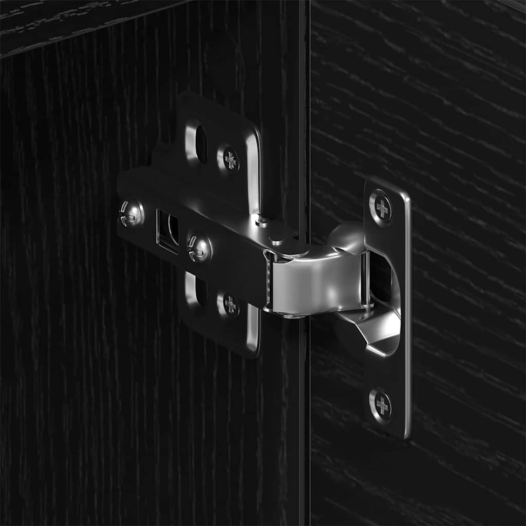 Meuble TV Chêne noir 150 x 30 x 50 cm Bois d'ingénierie - XIOS