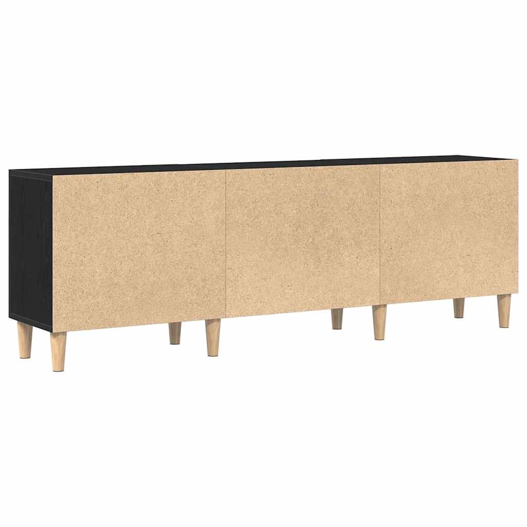 Meuble TV Chêne noir 150 x 30 x 50 cm Bois d'ingénierie - XIOS