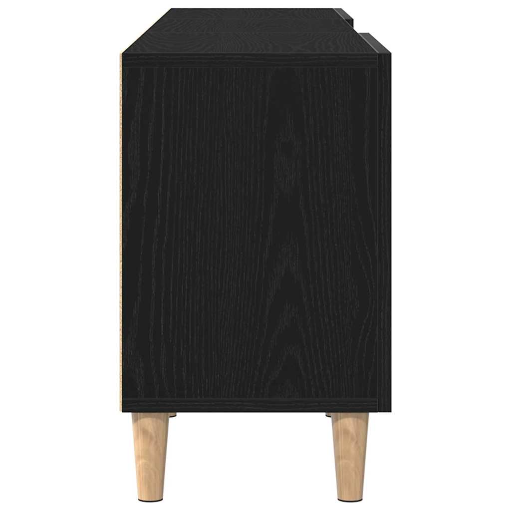 Meuble TV Chêne noir 150 x 30 x 50 cm Bois d'ingénierie - XIOS