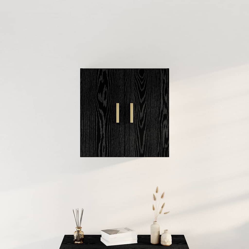 Meuble mural Chêne noir 60 x 30 x 60 cm Bois d'ingénierie - XIOS