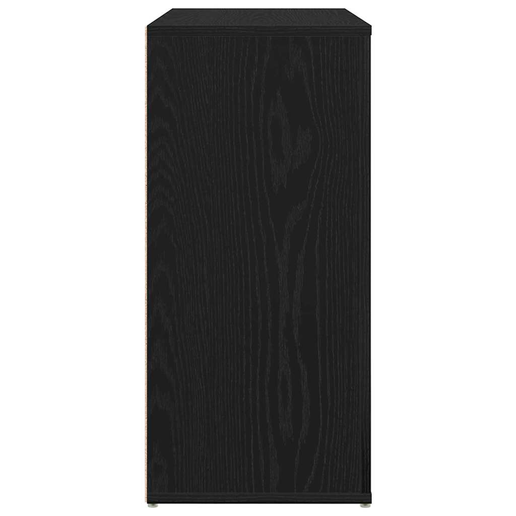 Buffet Chêne noir 80 x 33 x 70 cm Bois d'ingénierie - XIOS