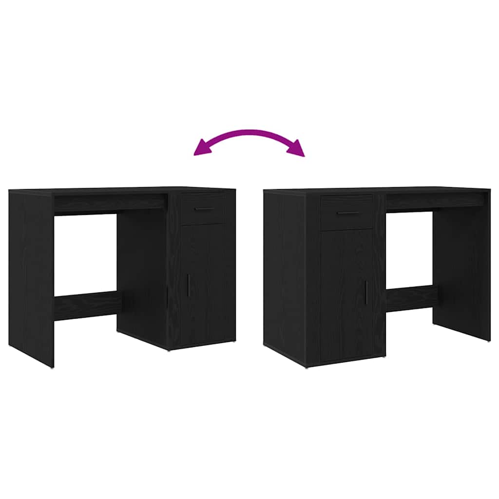 Bureau Chêne noir 100 x 49 x 75 cm Bois d'ingénierie - XIOS