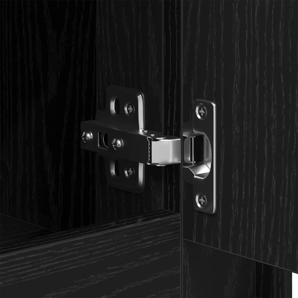 Buffet Chêne noir 102 x 35 x 55 cm Bois d'ingénierie - XIOS