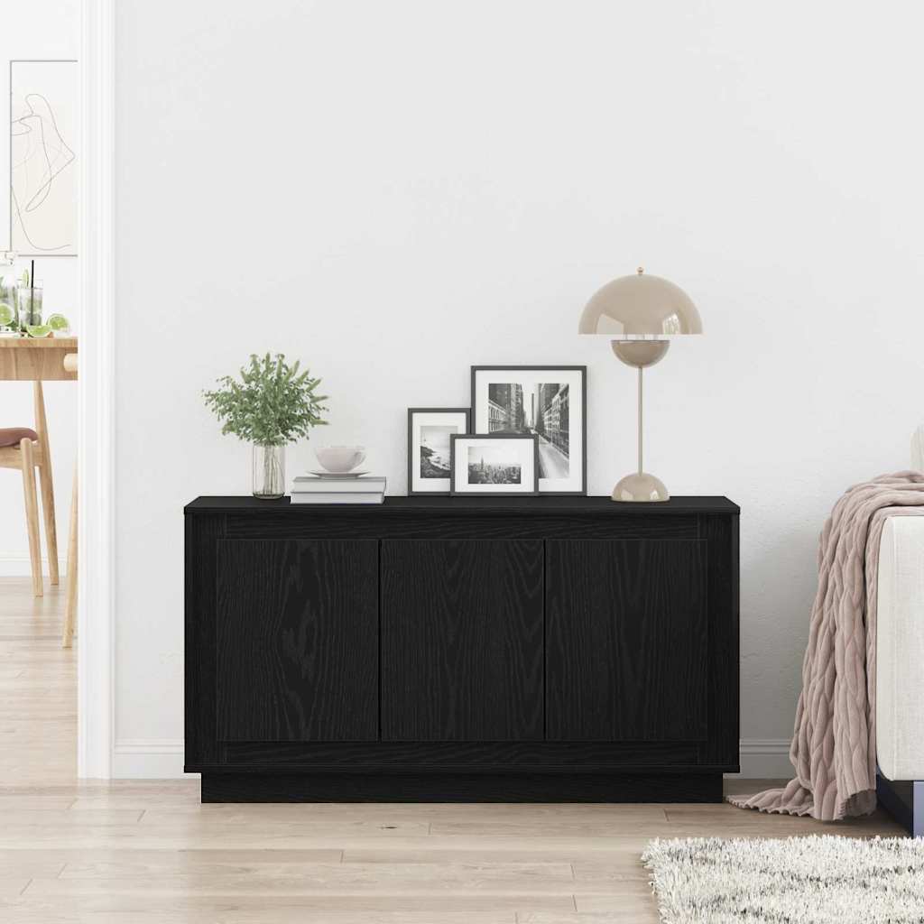 Buffet Chêne noir 102 x 35 x 55 cm Bois d'ingénierie - XIOS