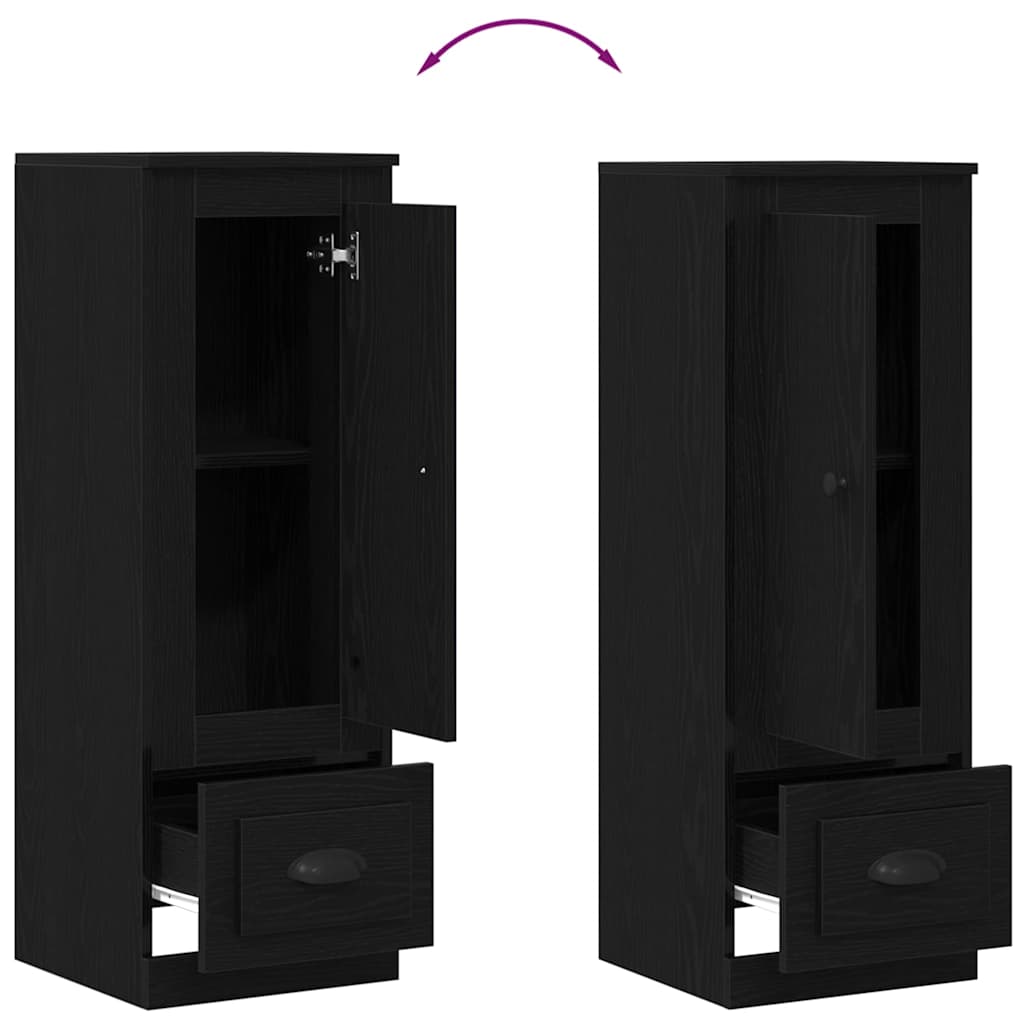 Haut Armoire Chêne noir 36 x 35,5 x 103,5 cm Bois d'ingénierie - XIOS