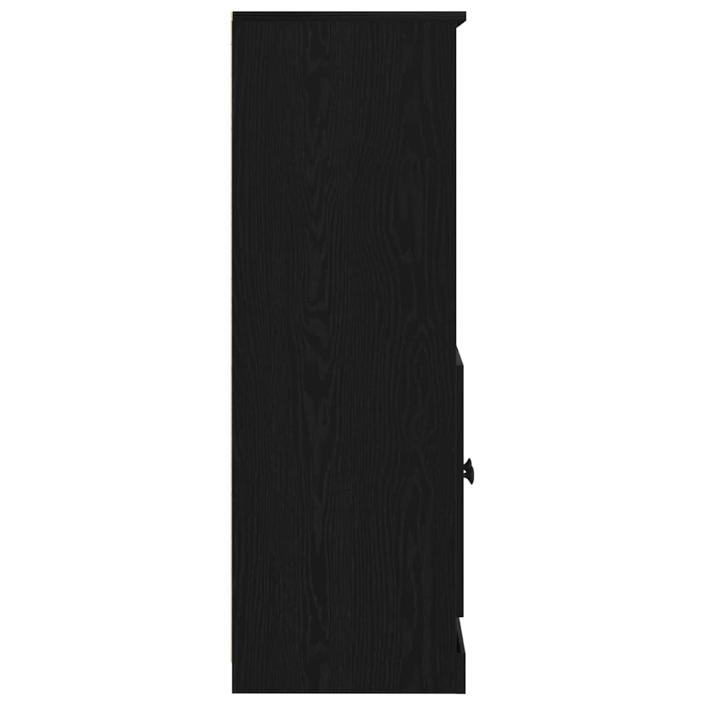 Highboard Chêne noir 60 x 35.5 x 103.5 cm Bois d'ingénierie - XIOS