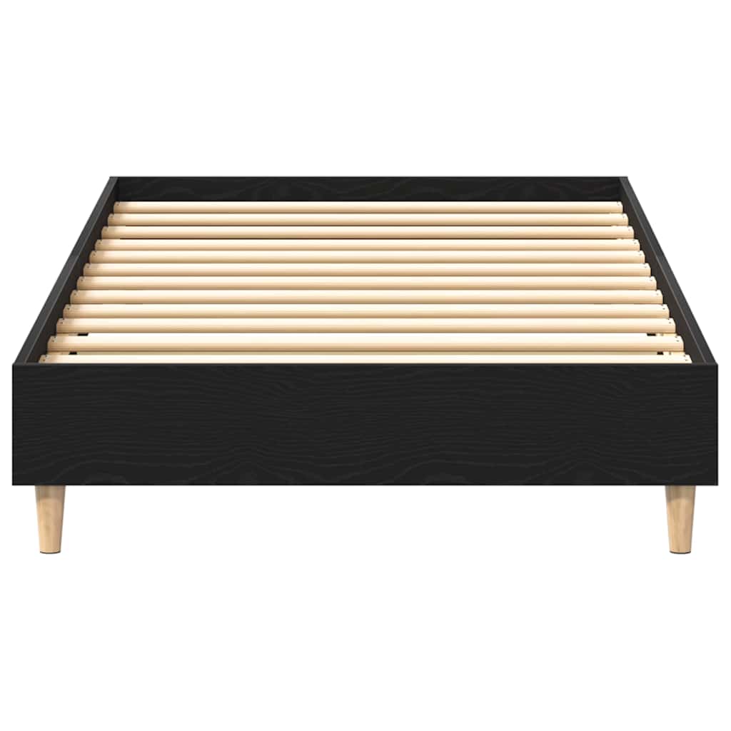 Cadre de lit Chêne noir 75 x 190 cm Bois d'ingénierie - XIOS