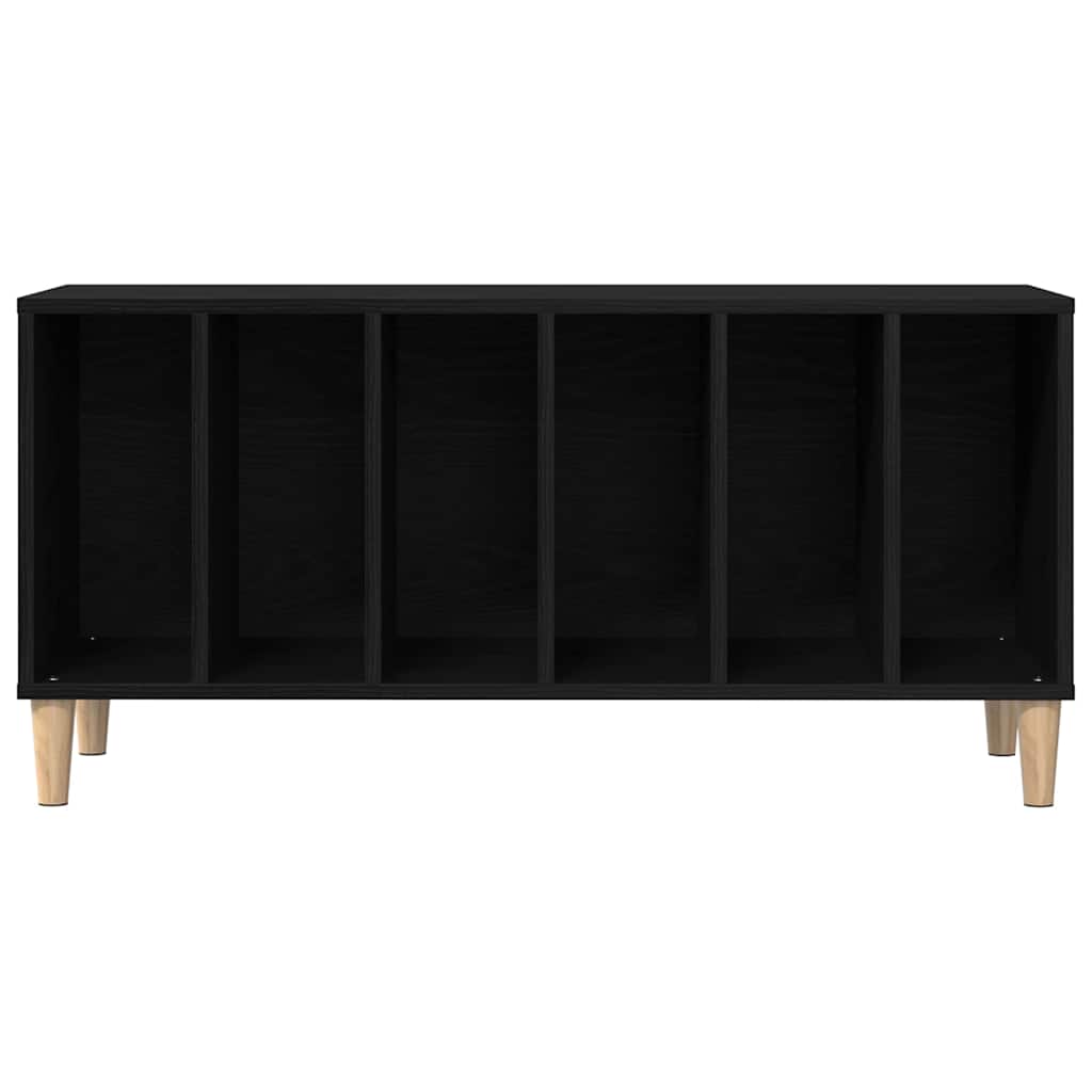 Meuble à vinyles Chêne noir 100 x 38 x 48 cm Bois d'ingénierie - XIOS