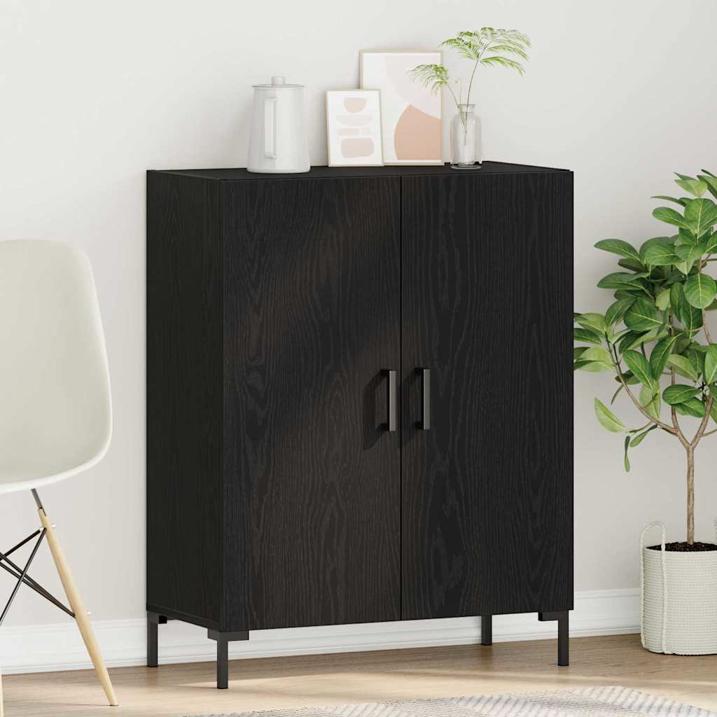 Buffet Chêne noir 69,5 x 34 x 90 cm Bois d'ingénierie - XIOS