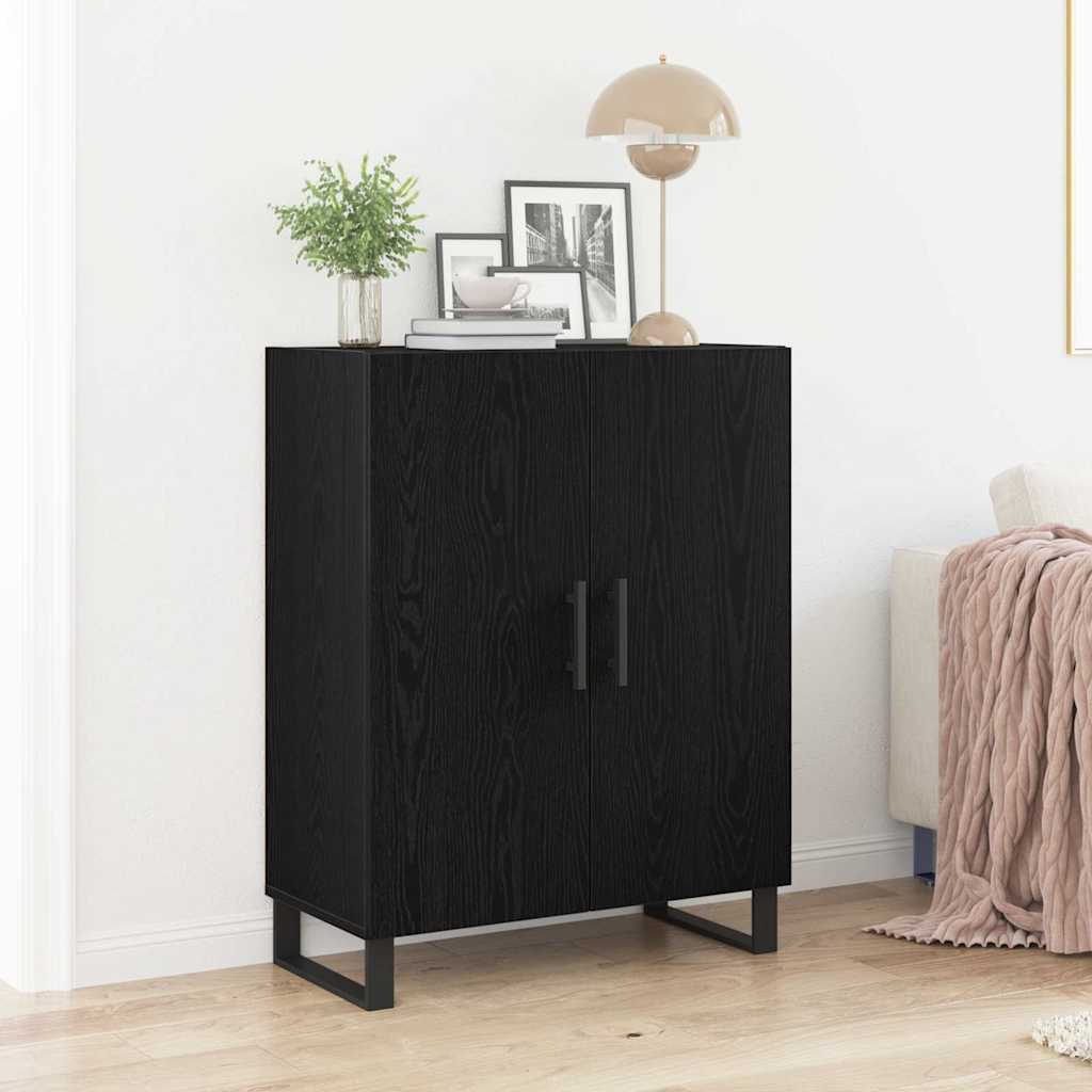 Buffet Chêne noir 69,5 x 34 x 90 cm Bois d'ingénierie - XIOS