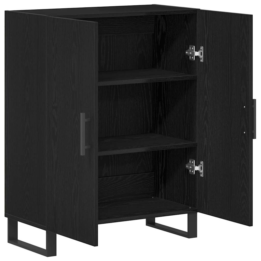 Buffet Chêne noir 69,5 x 34 x 90 cm Bois d'ingénierie - XIOS