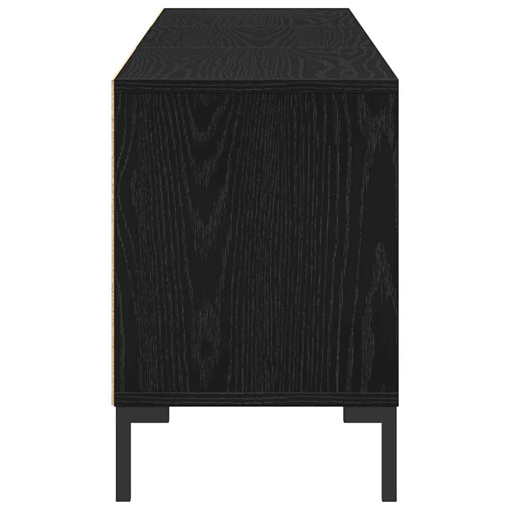 Meuble TV Chêne noir 150 x 30 x 44.5 cm Bois d'ingénierie - XIOS