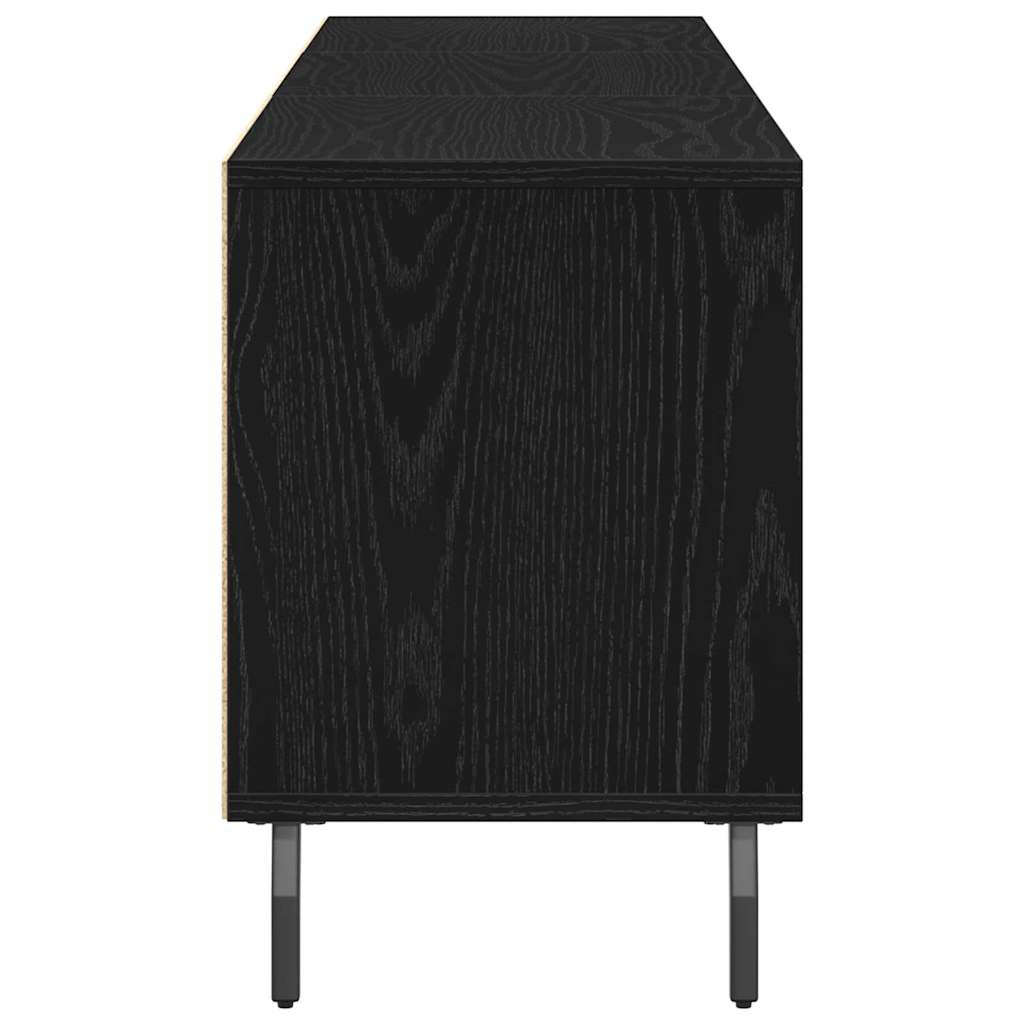 Meuble TV Chêne noir 150 x 30 x 44.5 cm Bois d'ingénierie - XIOS