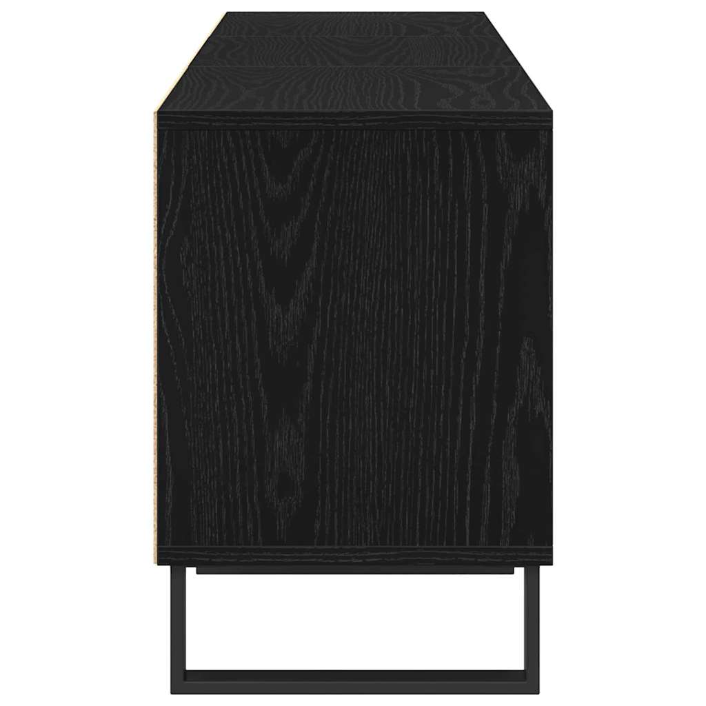 Meuble TV Chêne noir 150 x 30 x 44.5 cm Bois d'ingénierie - XIOS
