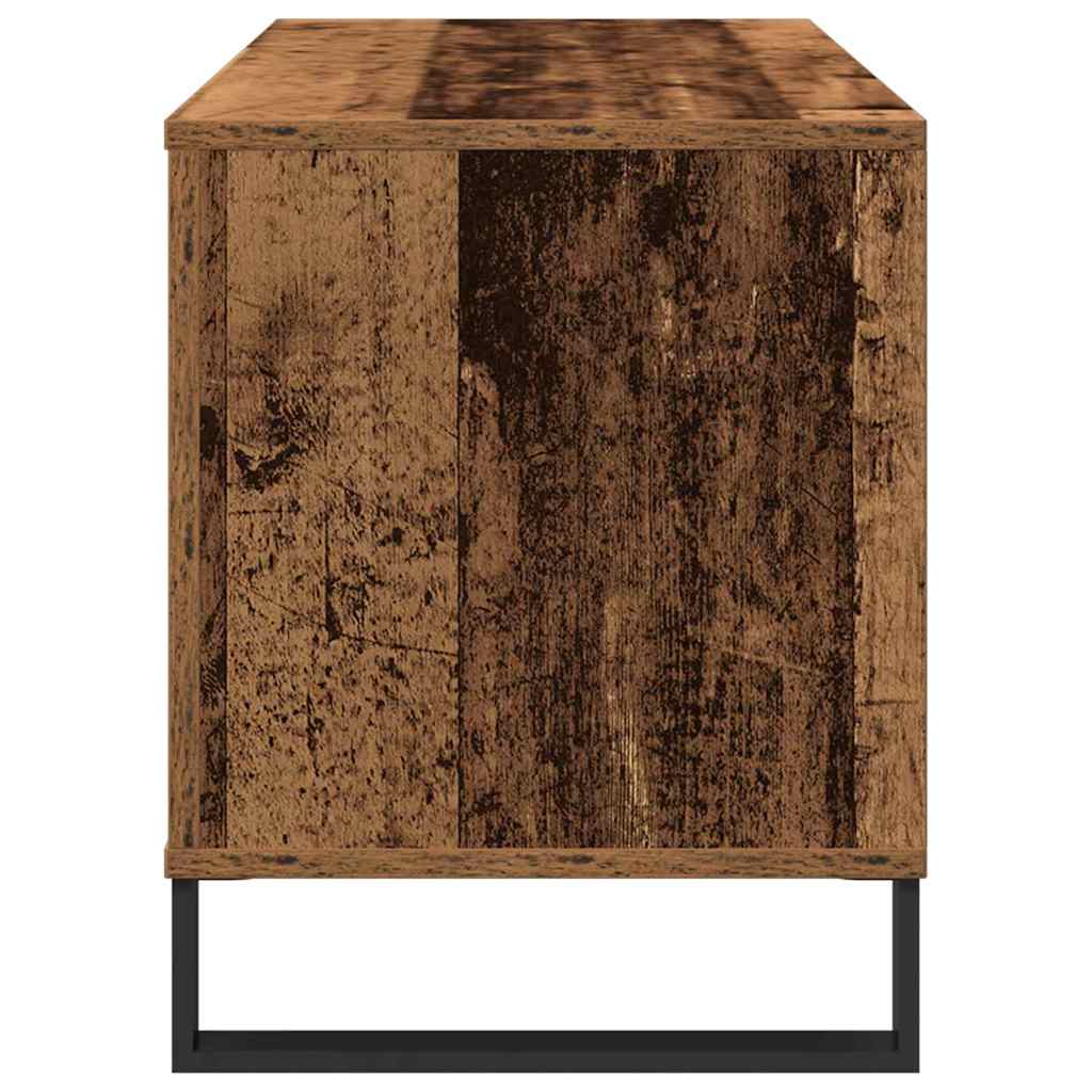 Meuble à vinyles Bois ancien 100 x 38 x 48 cm Bois d'ingénierie - XIOS