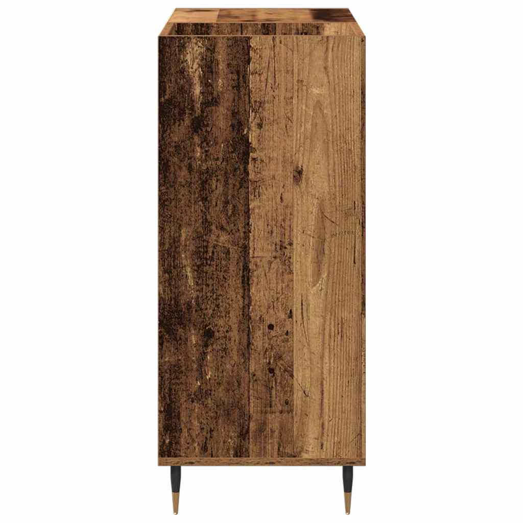 Meuble à vinyles Bois ancien 85 x 38 x 89 cm Bois d'ingénierie - XIOS