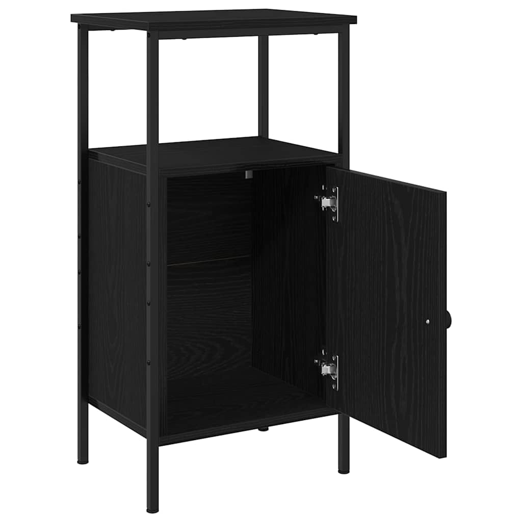 Cabinet de chevet Chêne noir 41 x 31 x 80 cm Bois d'ingénierie