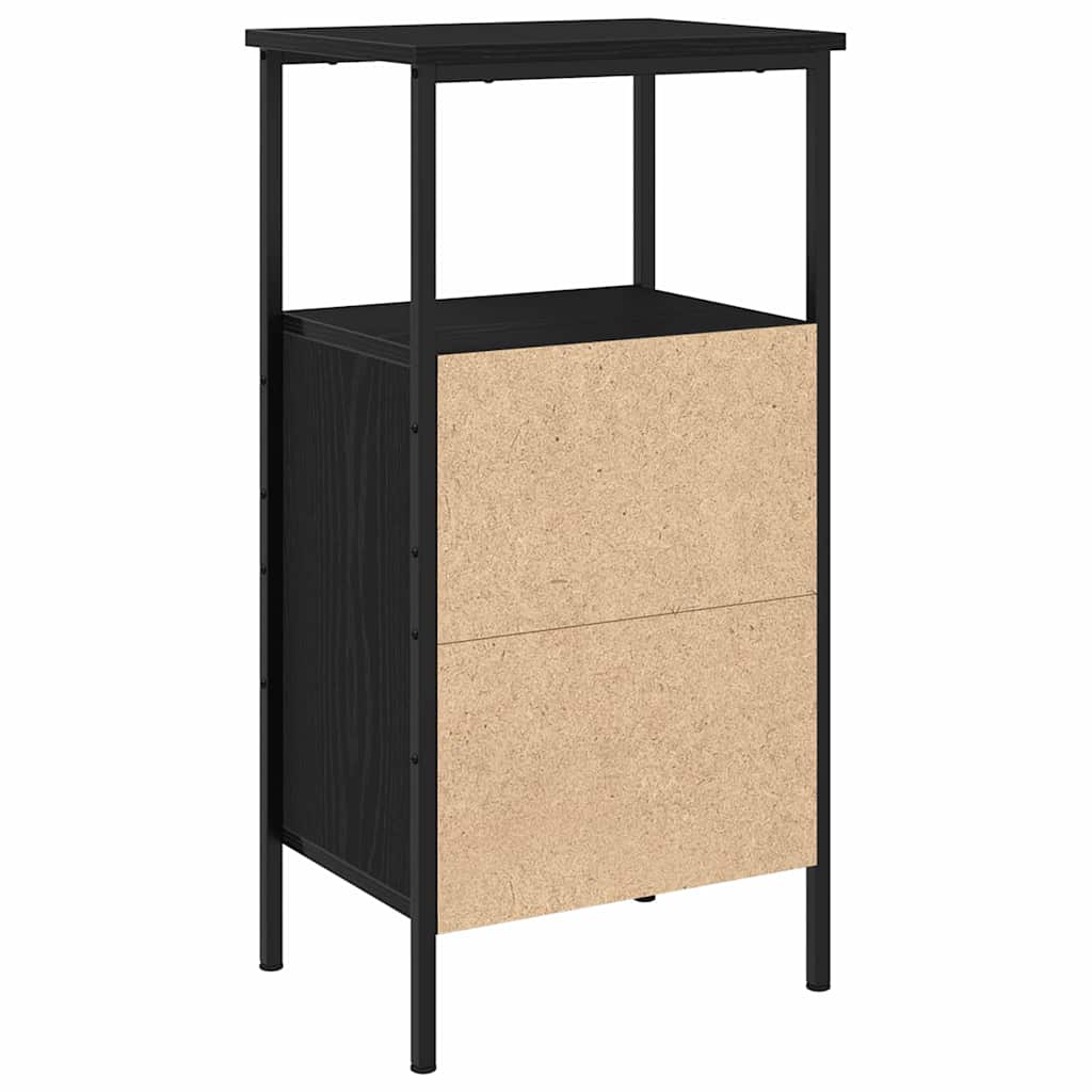 Cabinet de chevet 2 pcs Chêne noir 41 x 31 x 80 cm - XIOS