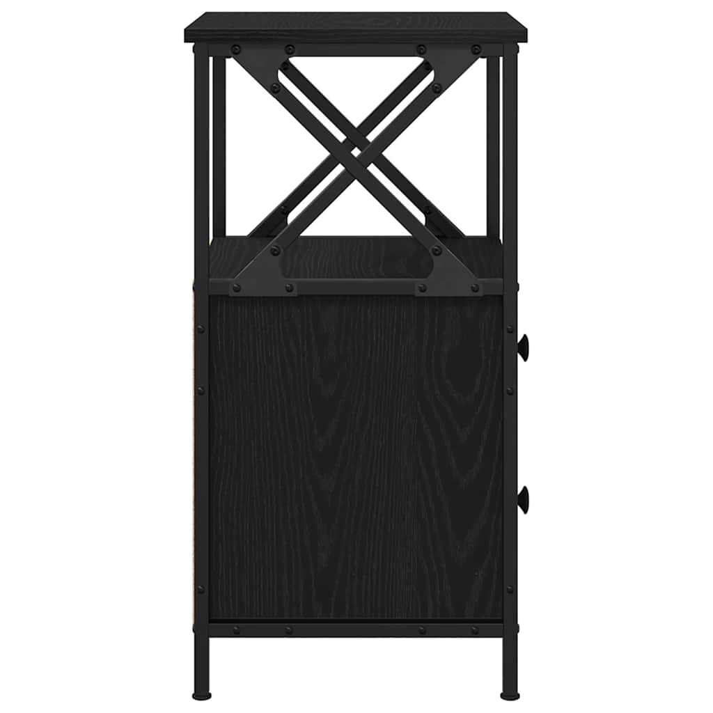 Cabinet de Chevet 2 pcs Chêne noir 34 x 35,5 x 70 cm