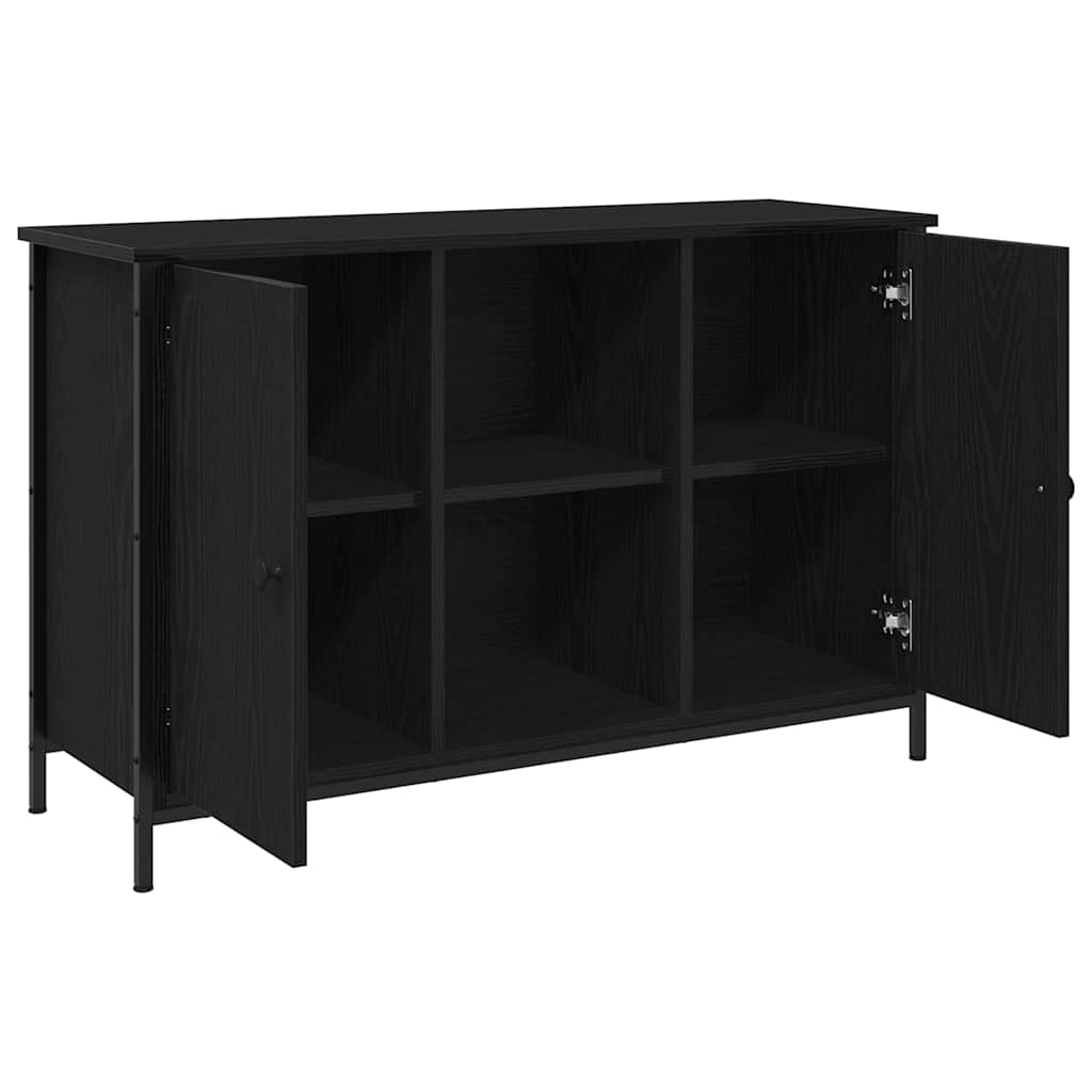 Meuble TV Chêne noir 101 x 35 x 65 cm Bois d'ingénierie - XIOS