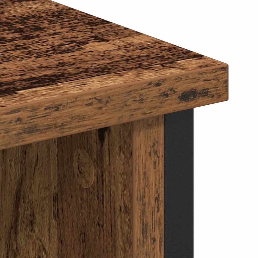 Meuble TV Bois ancien 100 x 35 x 45 cm Bois d'ingénierie - XIOS
