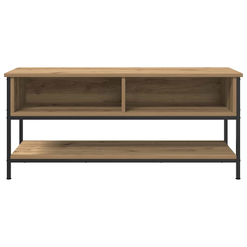 Meuble TV chêne artisanal 100 x 35 x 45 cm Bois d'ingénierie - XIOS