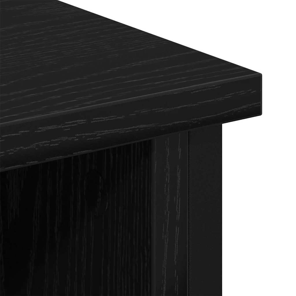 Meuble TV Chêne noir 100 x 35 x 45 cm Bois d'ingénierie - XIOS