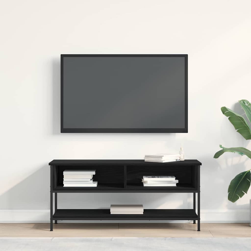 Meuble TV Chêne noir 100 x 35 x 45 cm Bois d'ingénierie - XIOS