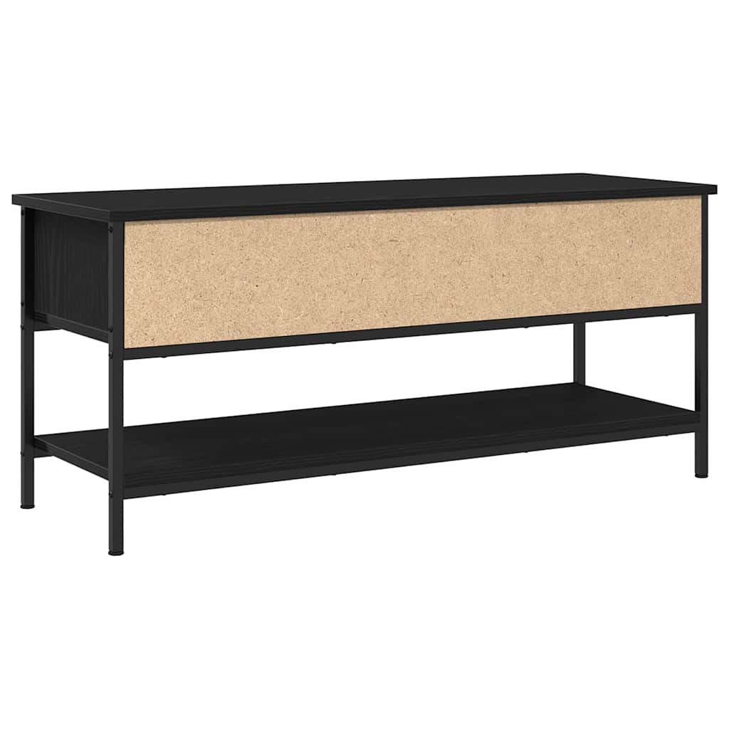 Meuble TV Chêne noir 100 x 35 x 45 cm Bois d'ingénierie - XIOS