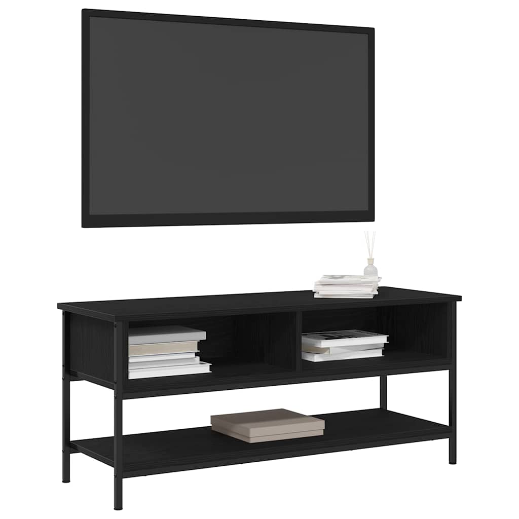Meuble TV Chêne noir 100 x 35 x 45 cm Bois d'ingénierie - XIOS