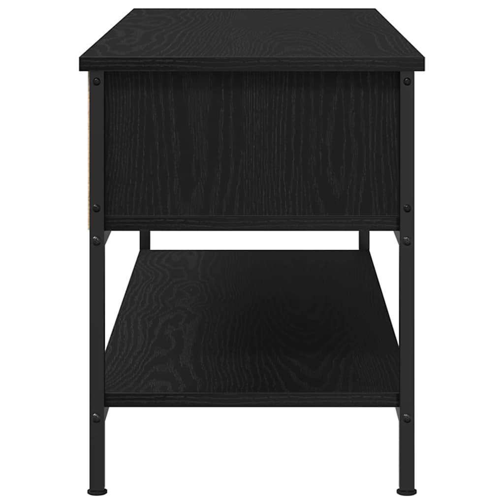 Meuble TV Chêne noir 100 x 35 x 45 cm Bois d'ingénierie - XIOS