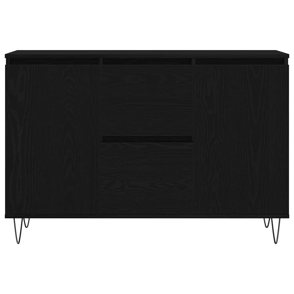 Buffet Chêne noir 101.5 x 35 x 70 cm Bois d'ingénierie - XIOS