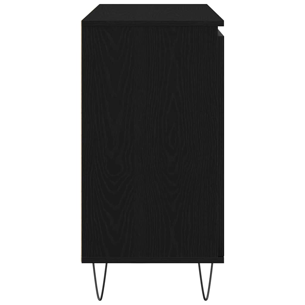 Buffet Chêne noir 101.5 x 35 x 70 cm Bois d'ingénierie - XIOS