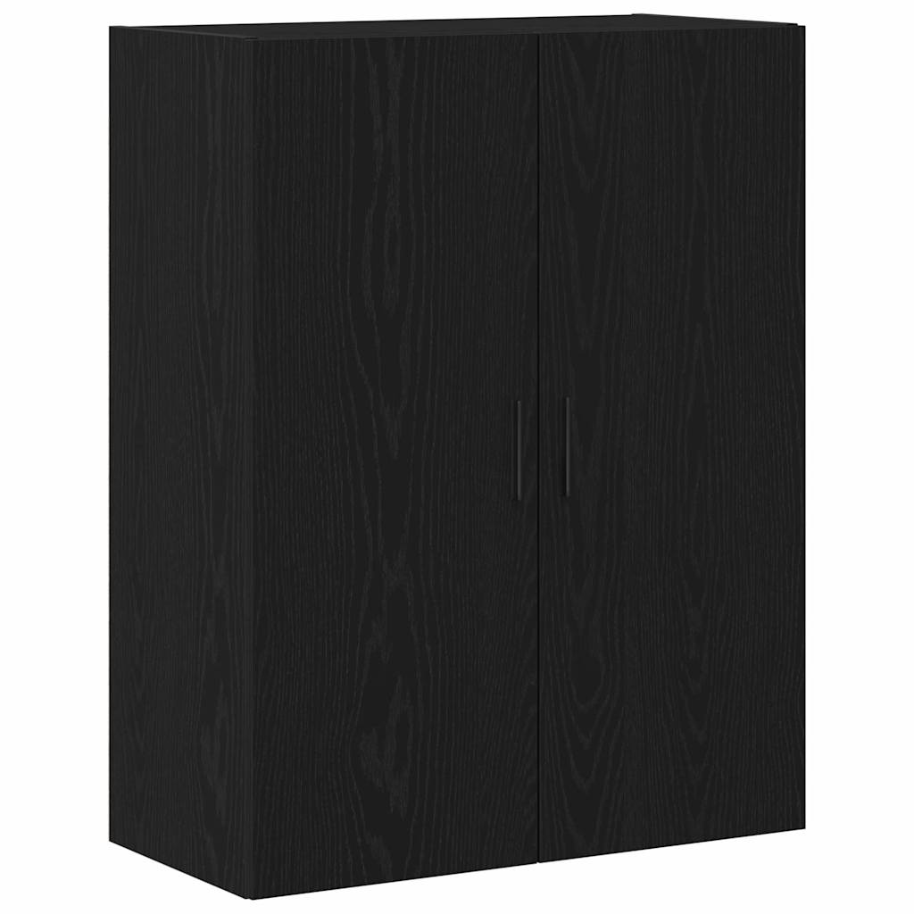 Meuble mural Chêne noir 69,5 x 34 x 90 cm Bois d'ingénierie