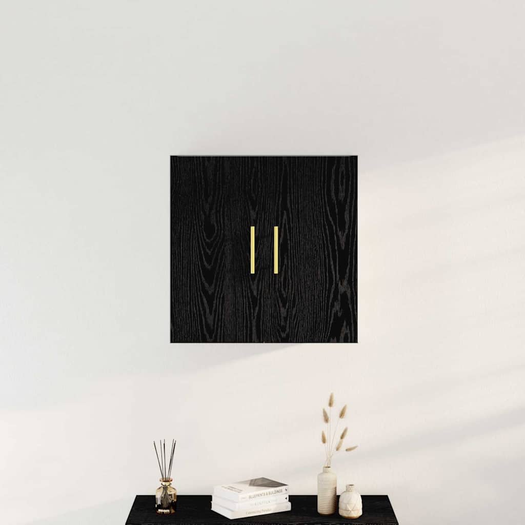 Cabinet mural vidaXL Chêne noir 60x31x70 cm Bois d'ingénierie