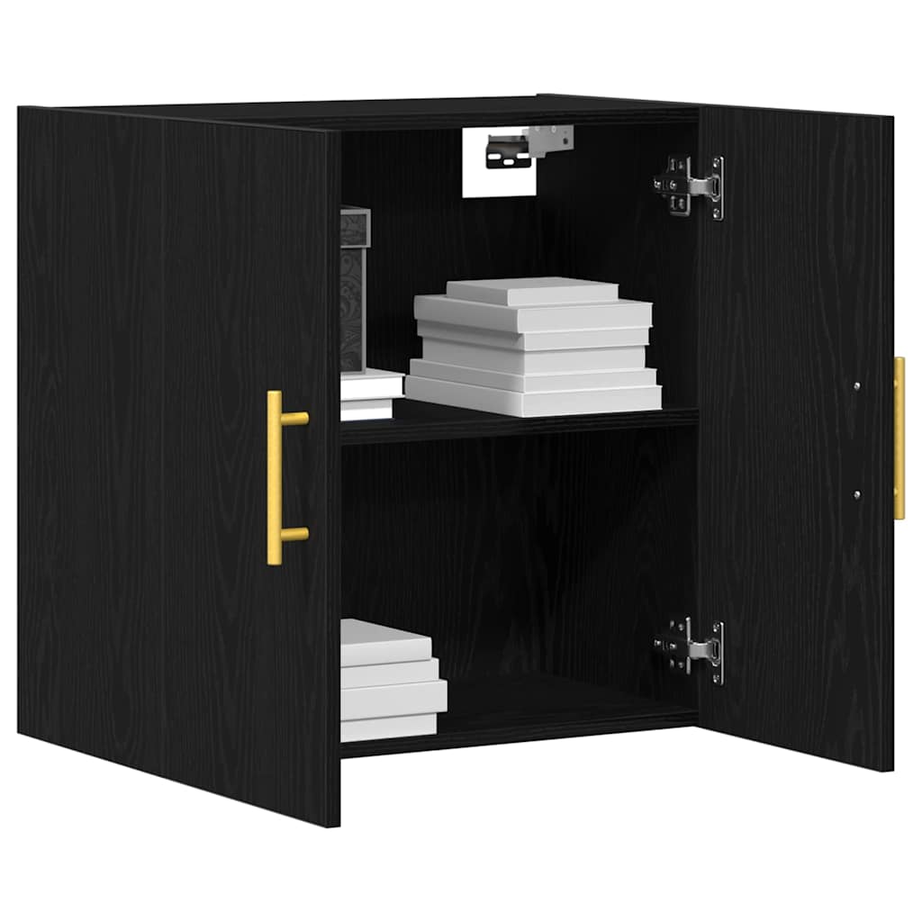 Cabinet mural vidaXL Chêne noir 60x31x70 cm Bois d'ingénierie
