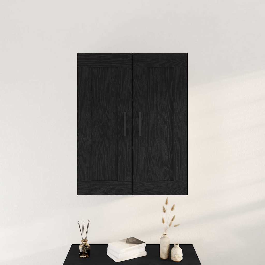 Meuble mural Chêne noir 69,5 x 34 x 90 cm Bois d'ingénierie - XIOS