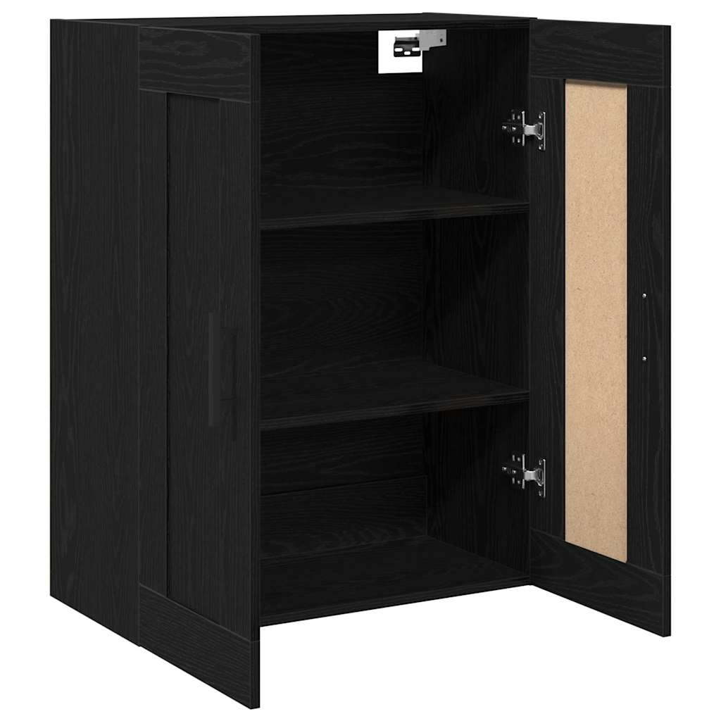 Meuble mural Chêne noir 69,5 x 34 x 90 cm Bois d'ingénierie - XIOS
