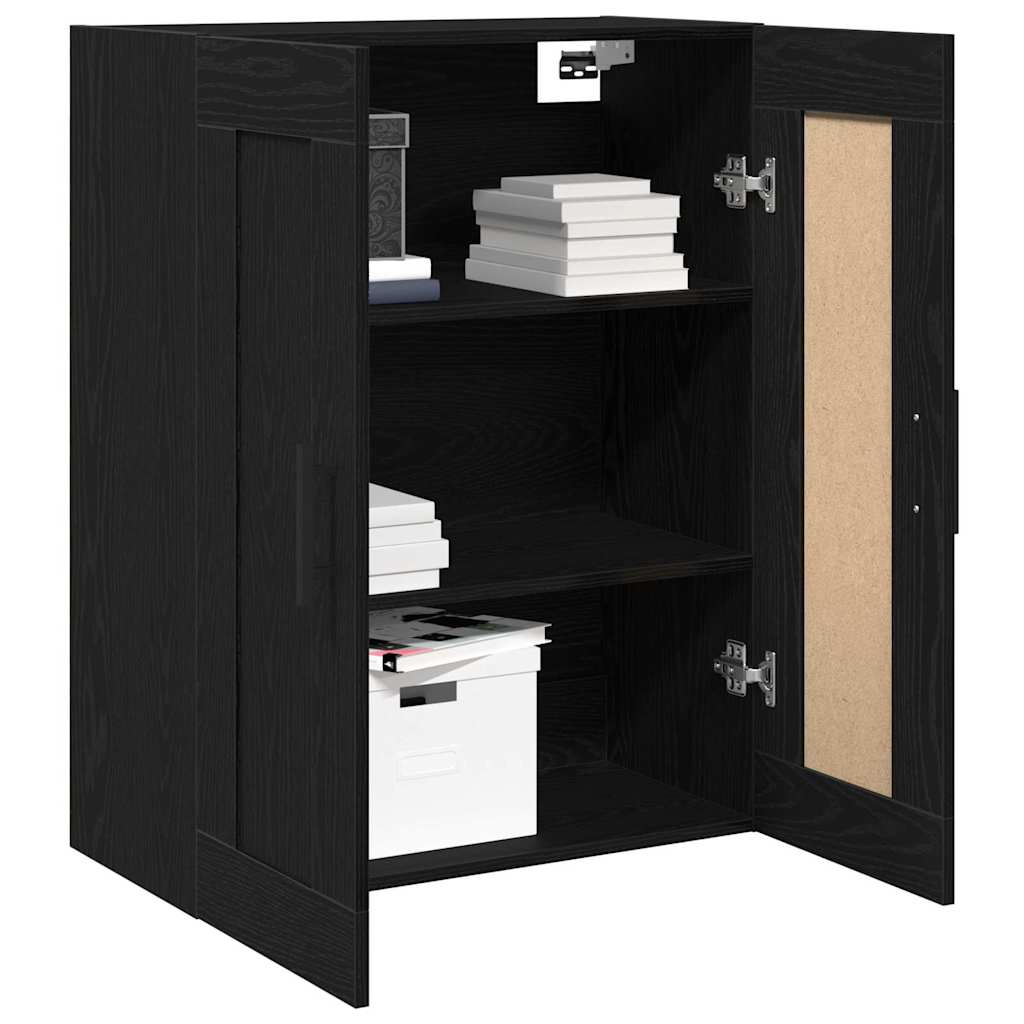 Meuble mural Chêne noir 69,5 x 34 x 90 cm Bois d'ingénierie - XIOS