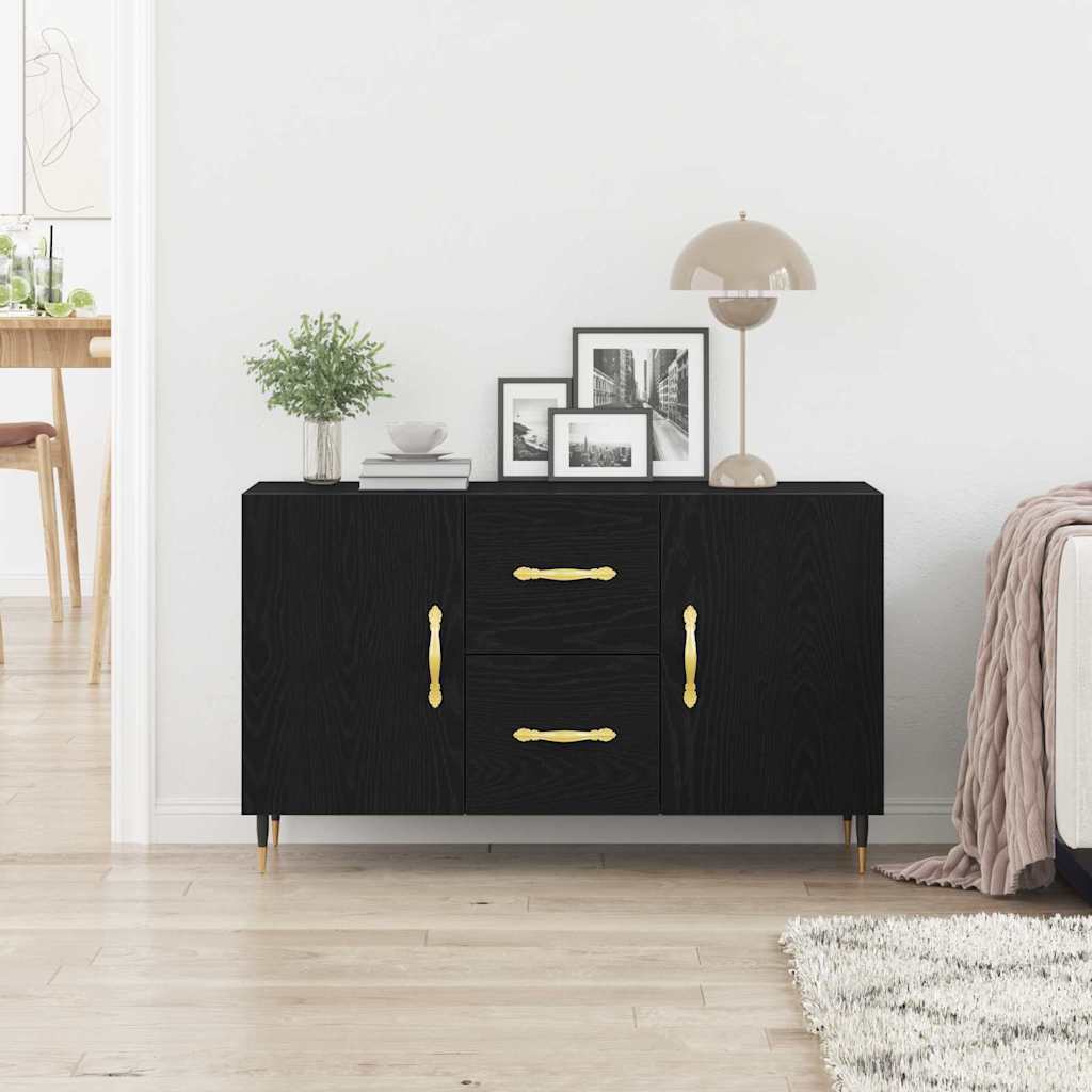 Buffet Chêne noir 100 x 36 x 60 cm Bois d'ingénierie - XIOS