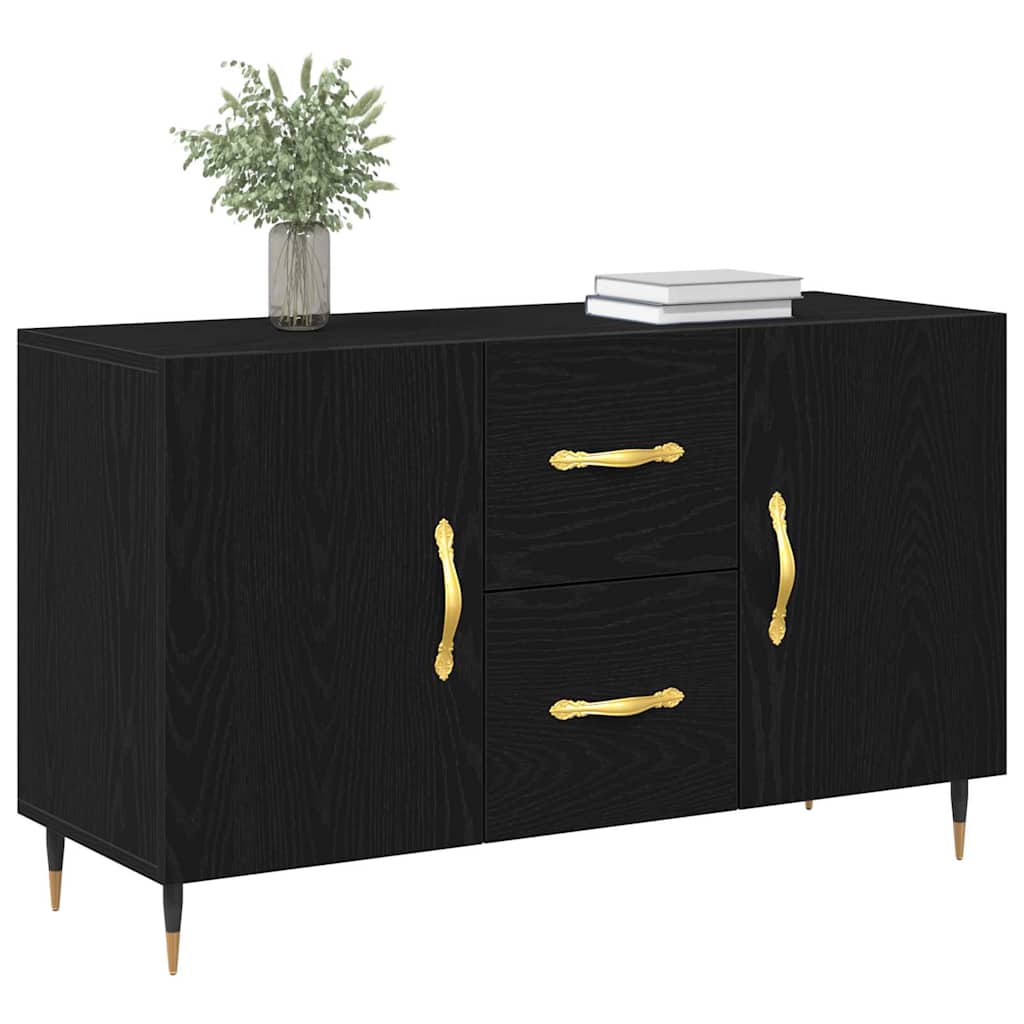 Buffet Chêne noir 100 x 36 x 60 cm Bois d'ingénierie - XIOS