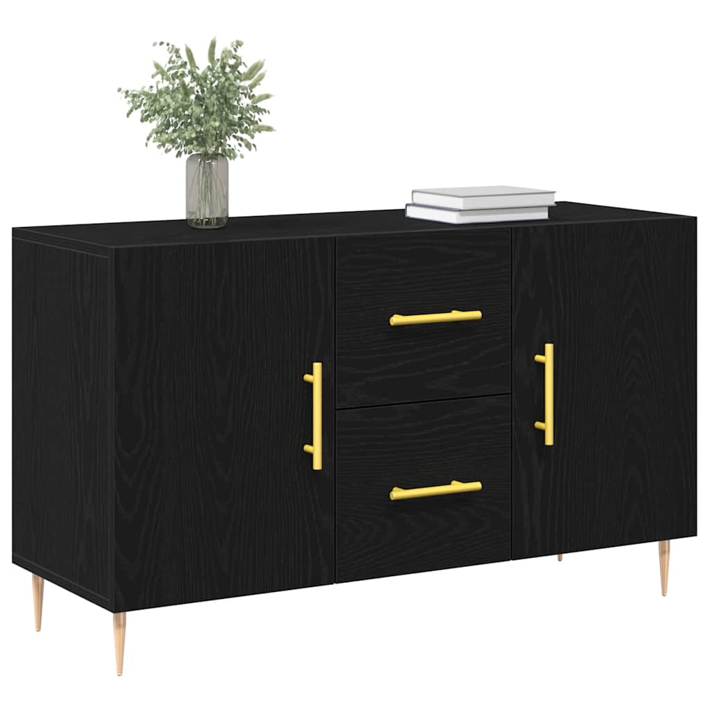 Buffet Chêne noir 100 x 36 x 60 cm Bois d'ingénierie - XIOS