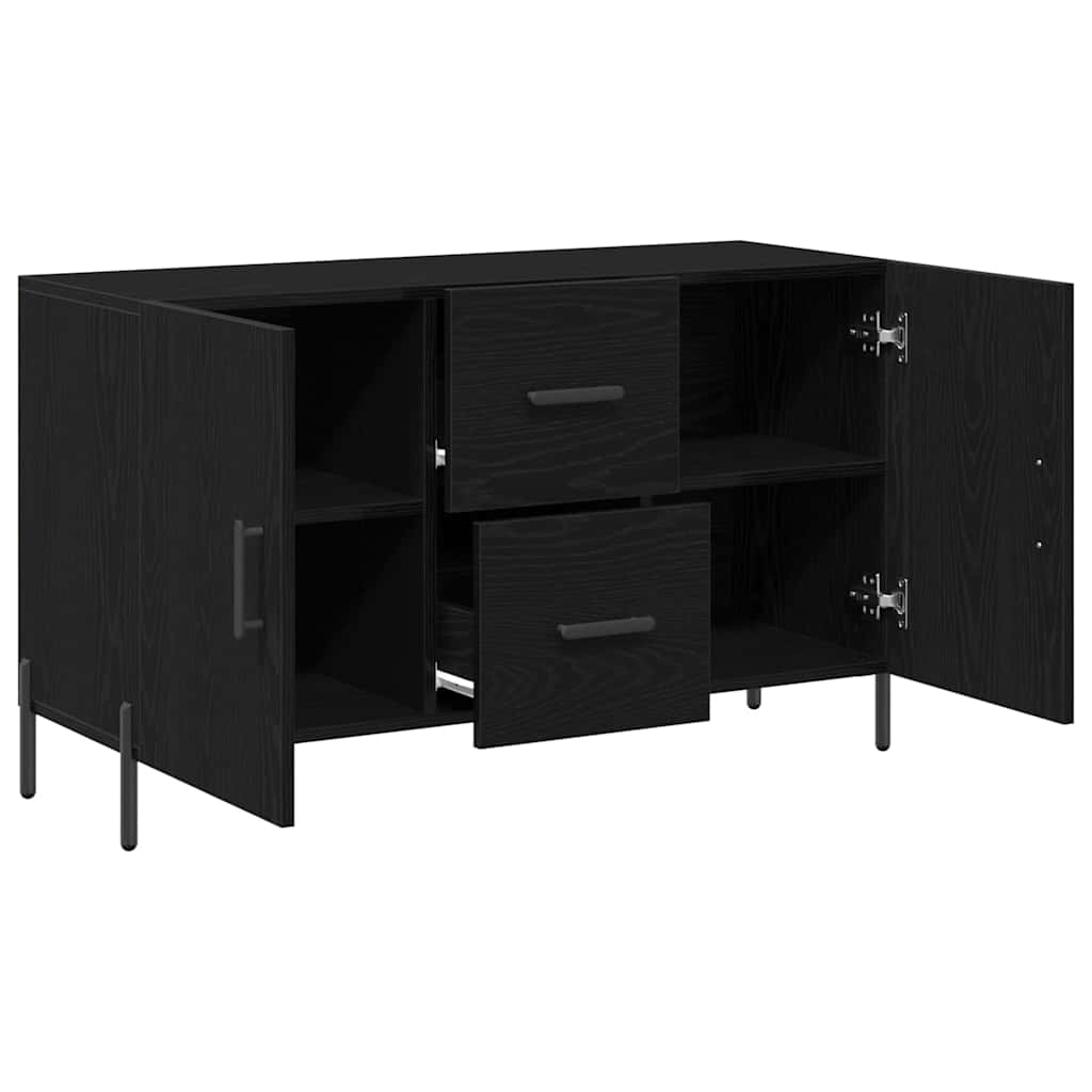 Buffet Chêne noir 100 x 36 x 60 cm Bois d'ingénierie - XIOS